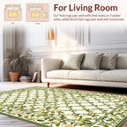 Vine Lattice Floral Pattern Rug