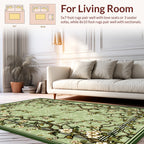 Vintage Floral Branch Patterned Rug