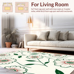 Whimsical Floral Garden Pattern Rug