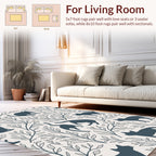 Whimsical Cats And Branches Pattern Rug