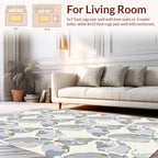 Abstract Organic Blend Stone Pattern Rug
