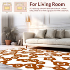 Organic Branching Abstract Pattern Rug