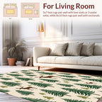 Forest Pine Tree Deer Pattern Rug