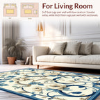 Floral Vine Scrollwork Classic Design Rug
