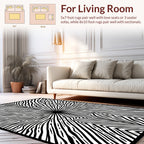 Bold Radial Wood Grain Pattern Rug