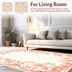Delicate Floral Vine Patterned Rug