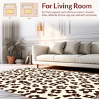 Loose Floral Shapes Pattern Rug