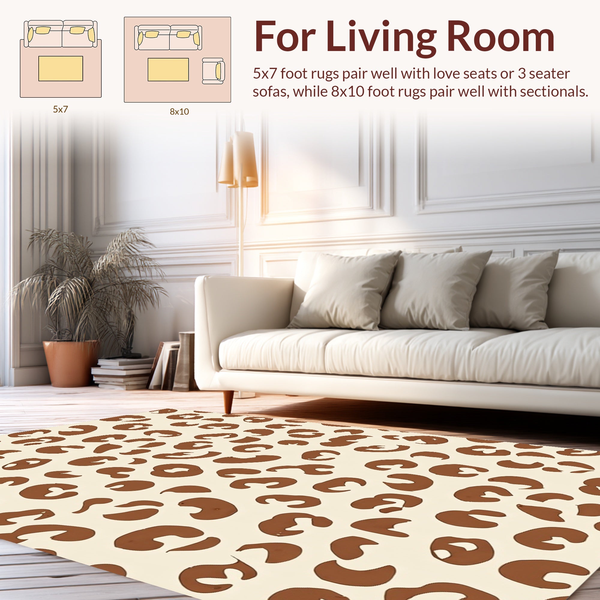 Classic Animal Print Spots Rug