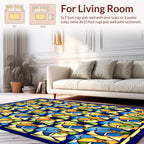 Colorful Geometric Motif Pattern Rug
