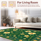 Botanical Floral Garden Pattern Rug