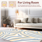 Abstract Swirls Soft Harmony Pattern Rug