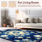 Celestial Floral 4 Point Radiance Rug