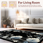 Elegant Floral Vine Pattern Rug