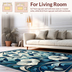 Art Nouveau Floral Vines Rug