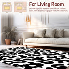 Abstract Organic Swirl Pattern Rug