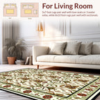 Classic Floral Vine Patterned Rug