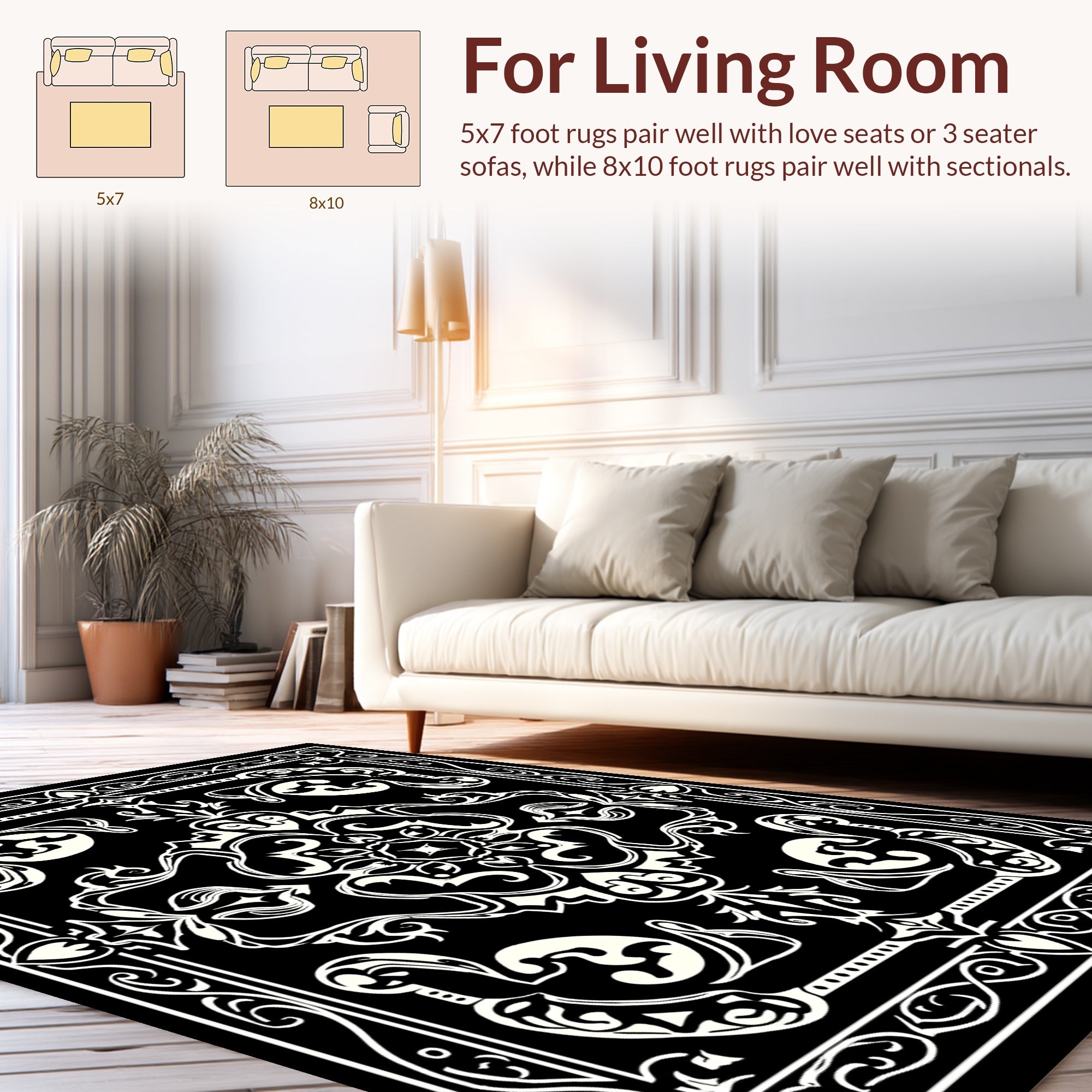 Classic Ornament Motif Rug