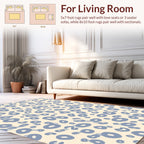 Bl splotch pattern Rug