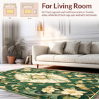 Ornate Floral Vine Pattern Rug