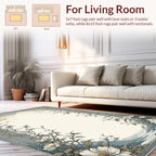 Art Nouveau Floral Arch Nature Rug