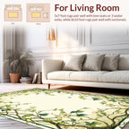 Vine And Blossom Border Design Rug