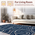 Fluid Wave Pattern Design Rug