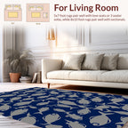 School Of Fish Pattern Rug