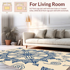 Celestial Sunburst Leaf Mandala Rug