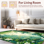 Enchanted Forest Butterflies Castle Pattern Rug