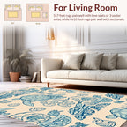 Blue Turtle Nautical Motif Rug