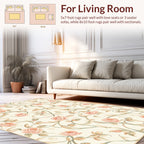Vintage Floral Vine Pattern Rug