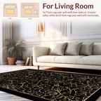 Ornate Floral Pattern Design Rug