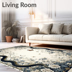 Enchanted Forest Serpent Floral Rug