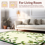 Vining Greenery Tropical Botanical Design Rug