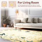 Delicate Butterflies in Golden Grove Design Rug