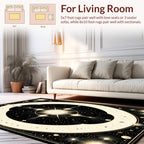 Celestial Starburst Geometric Pattern Rug