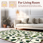 Botanical Vines And Leaves Pattern Rug