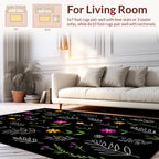 Floral Garden Print Rug