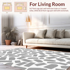 Geometric Block Pattern Design Rug