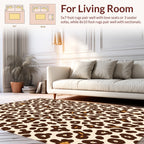 Bold Leopard Spotted Pattern Rug