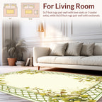 Art Nouveau Ivy Vine Border Design Rug