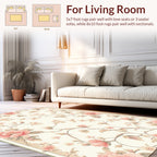 Elegant Floral Vine Pattern Rug