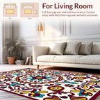 Ornate Floral Medallion Garden Design Rug