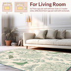 Whimsical Birds Floral Pattern Rug