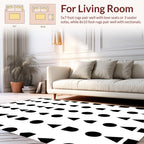 Abstract Geometric Shapes Pattern Design Rug