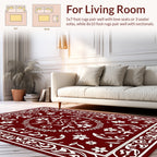 Classic Floral Mandala Pattern Rug