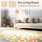 Vintage Floral Vine Pattern Rug