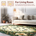 Nature Insect And Floral Pattern Rug