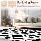 Spiky Blob Abstract Pattern Rug