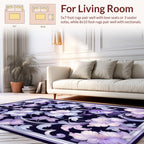 Elegant Floral Vines Pattern Rug